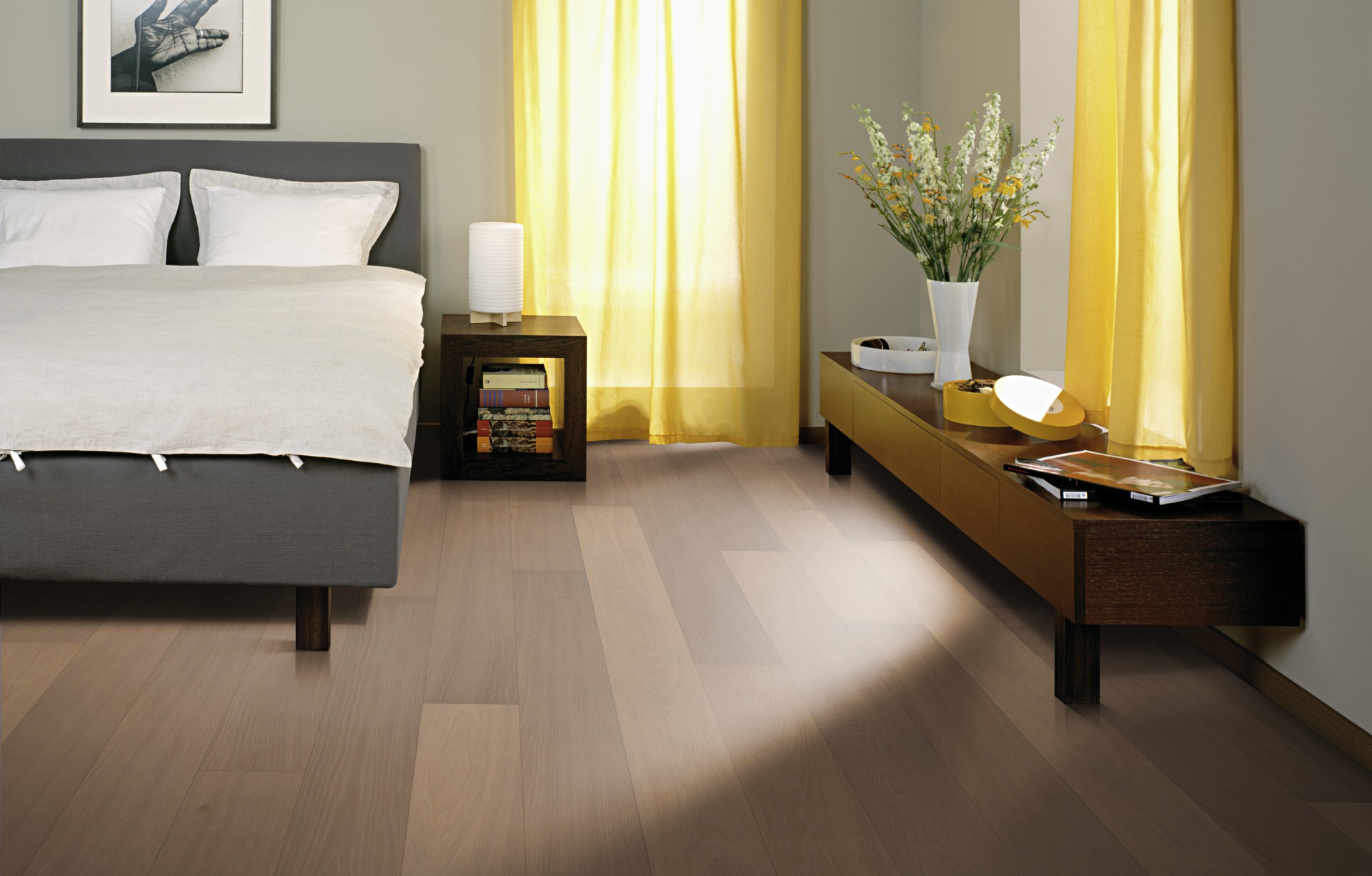 Паркетная доска Kahrs Столичная Дуб Берлин Berlin 151N4AEKFMKW220 Calm 2266×187×15 фото в интерьере